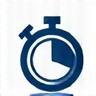 Icona di un orologio con ingranaggi, che rappresenta Efficienza Operativa.